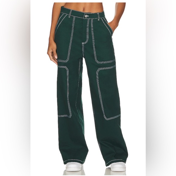 BYDLYN Cooper Jeans in Green - Picture 2 of 3